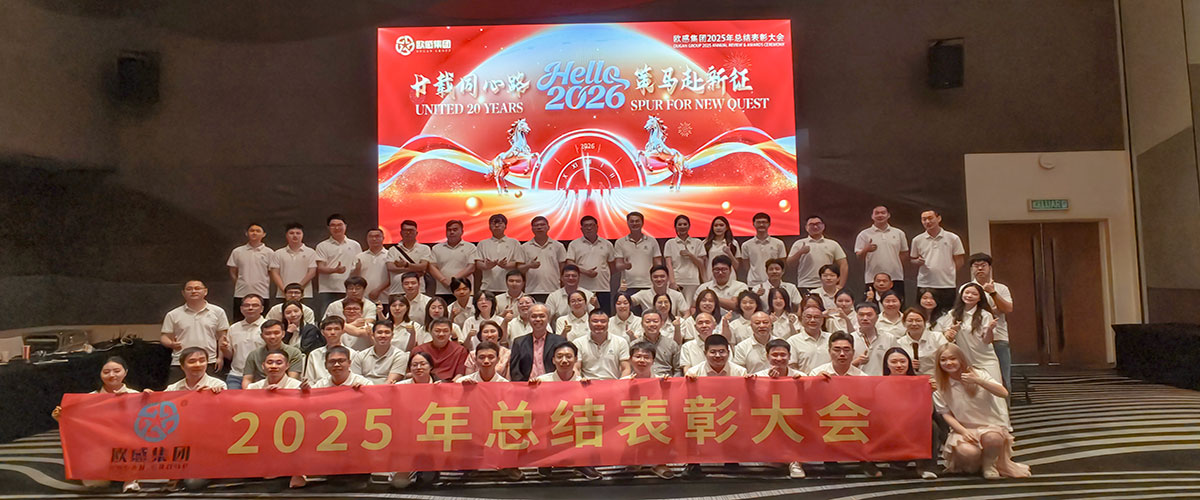 欧感集团核心团队合影